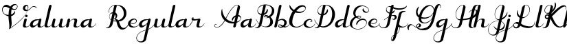 Vialuna font download