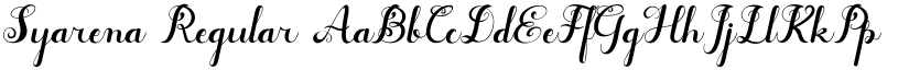 Syarena Regular font
