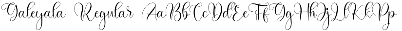 Galeyala Regular font