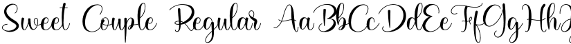 Sweet Couple Regular font