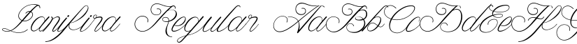 Lanifira Regular font