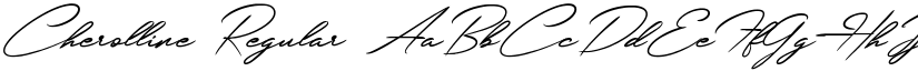 Cherolline font download