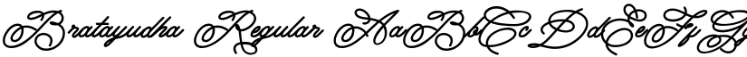 Bratayudha font download