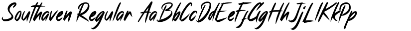 Southaven Regular font