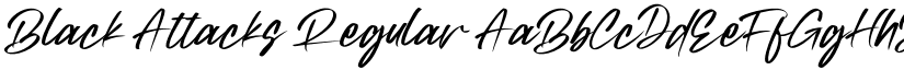 Black Attacks font download