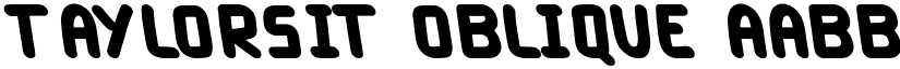 Taylorsit Oblique font