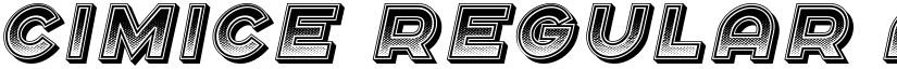 Cimice Regular font