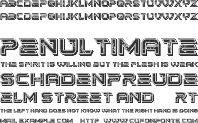 Tomb font preview