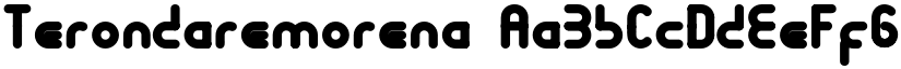 Terondaremorena font