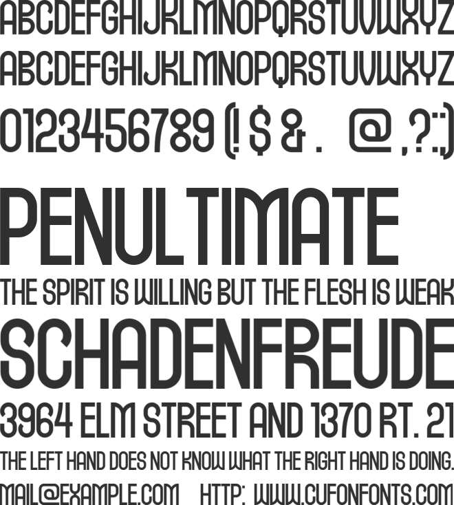 Broadcaster font preview