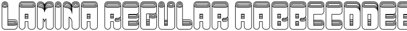 Lamina Regular font