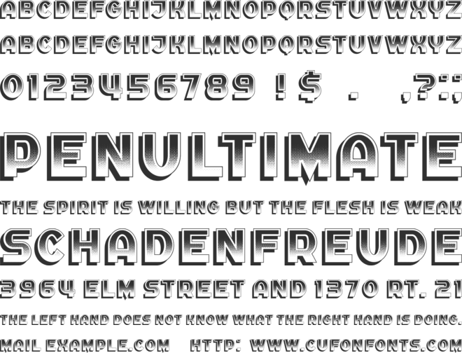 Bugbear font preview