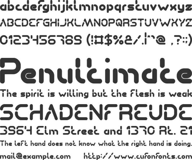 Stay Kind and REPEAT font preview