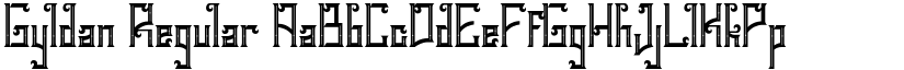 Gyldan Regular font