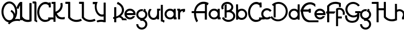QUICKLLY Regular font