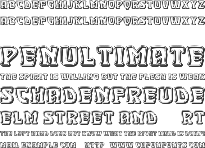 Talisman font preview