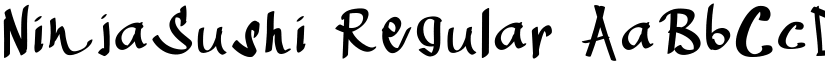 NinjaSushi Regular font