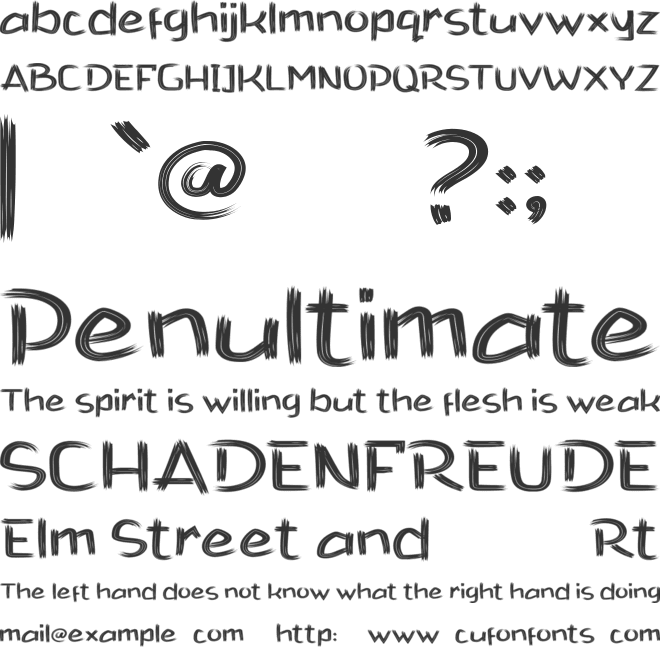 Antonio Zull font preview