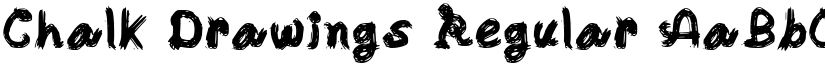 Chalk Drawings Regular font