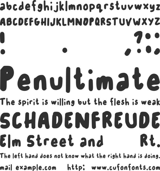 Cataleya font preview