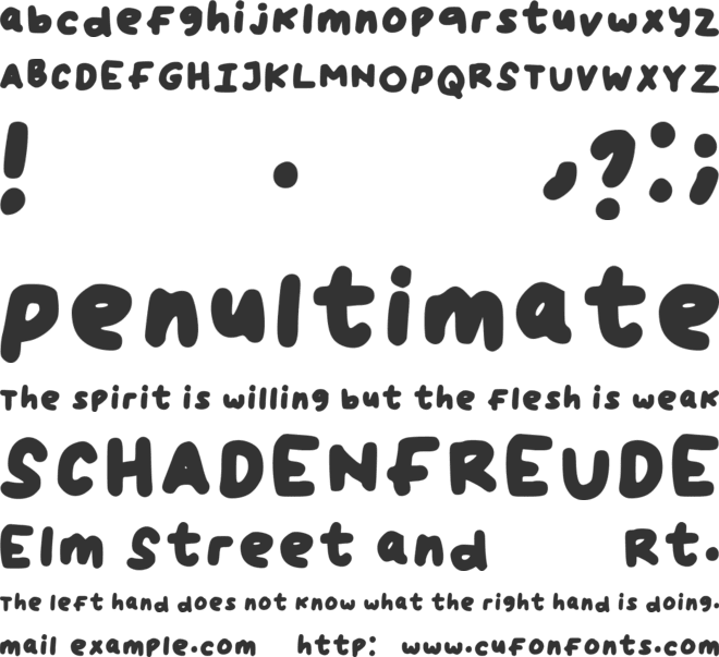 Fontnya Ineth font preview