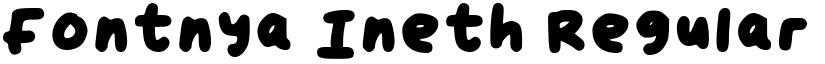 Fontnya Ineth Regular font