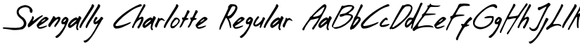 Svengally Charlotte Regular font