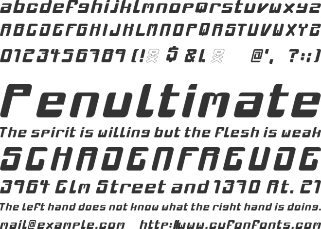 McLovin font preview