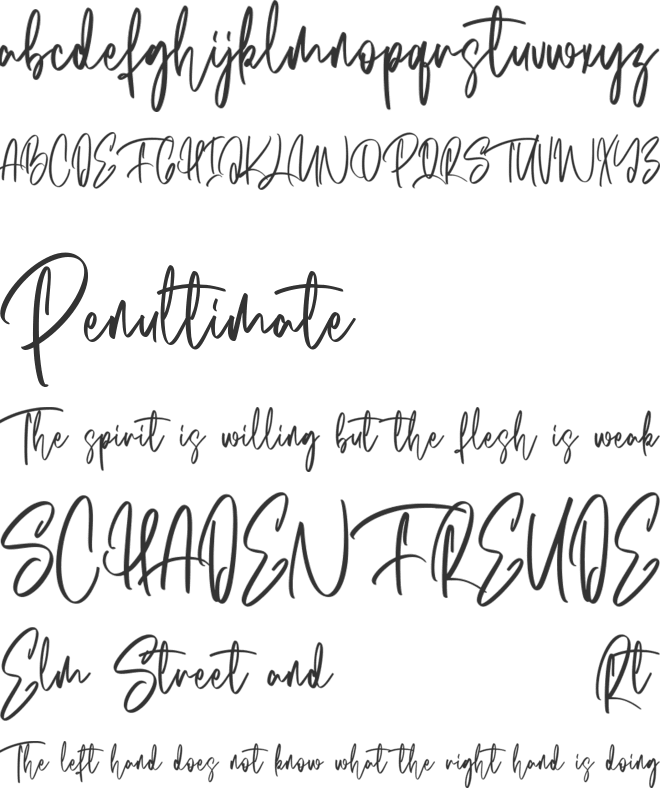 Frostiest Free font preview