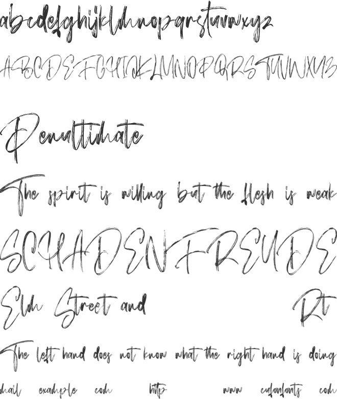 Gastronomes Free font preview