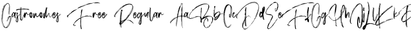 Gastronomes Free Regular font
