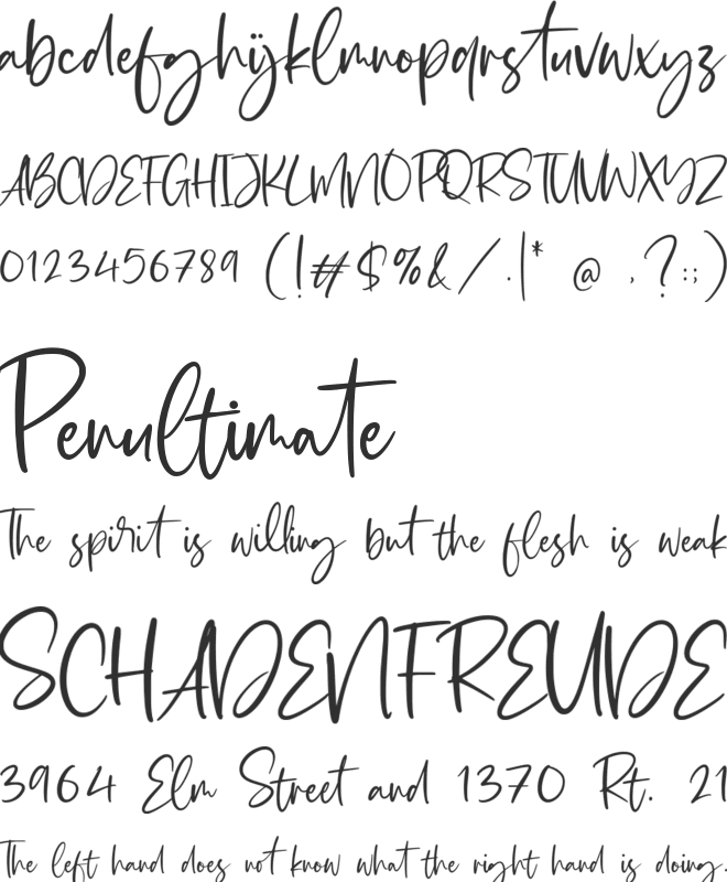 Goldie Blanket font preview