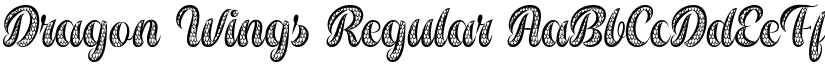 Dragon Wings Regular font