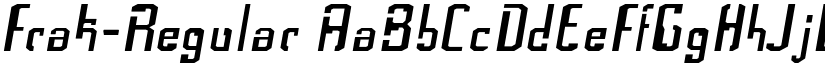 Frak font download