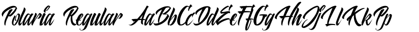 Polaria Regular font