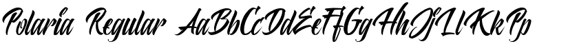 Polaria Regular font