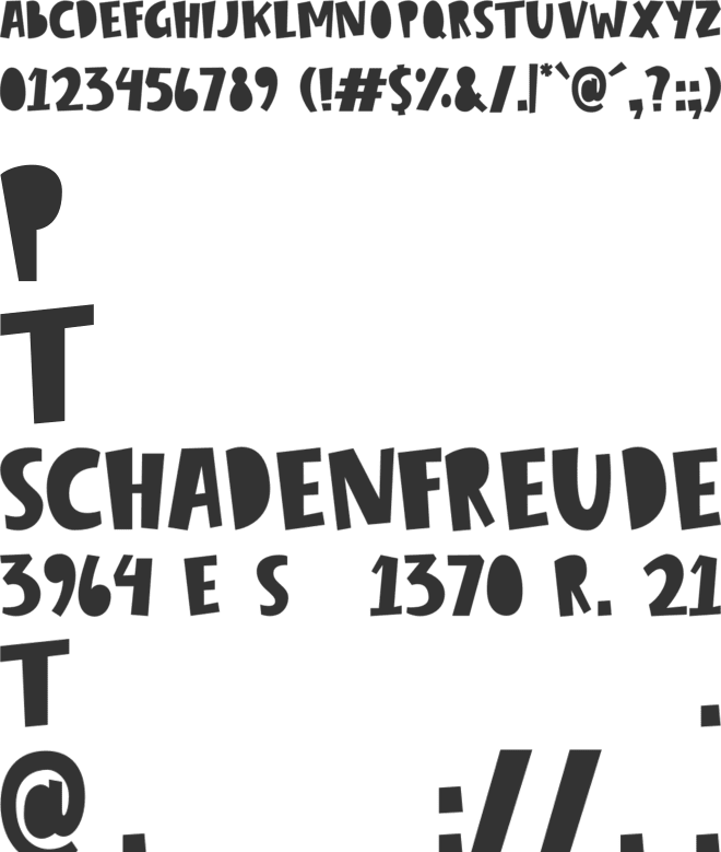 Winter Spring font preview