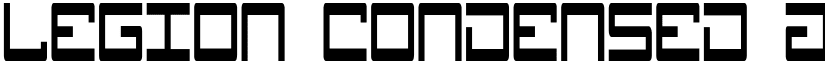 Legion Condensed font