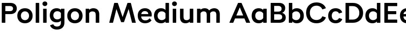 Poligon Medium font