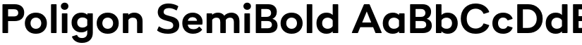 Poligon SemiBold font