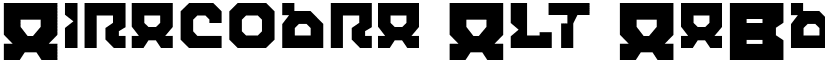 Airacobra Alt font