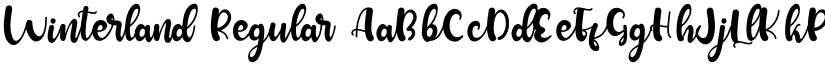 Winterland Regular font