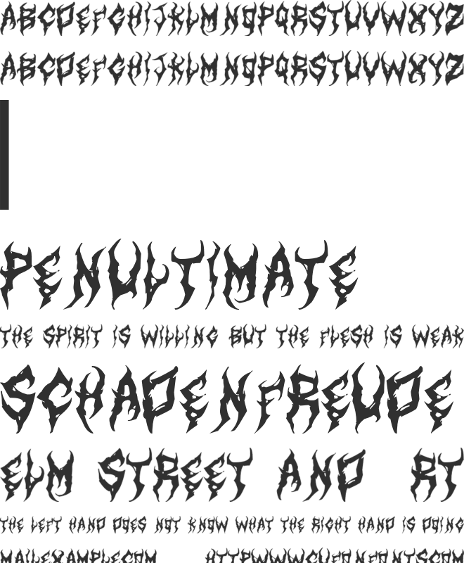ArtDystopia II font preview