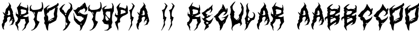 ArtDystopia II Regular font