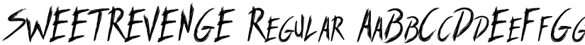 SWEETREVENGE Regular font