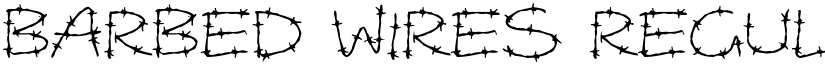 Barbed Wires Regular font