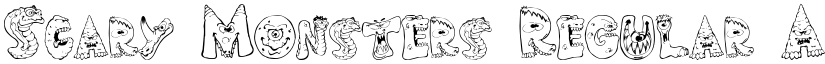Scary Monsters Regular font