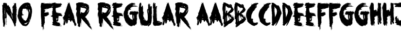 No Fear Regular font