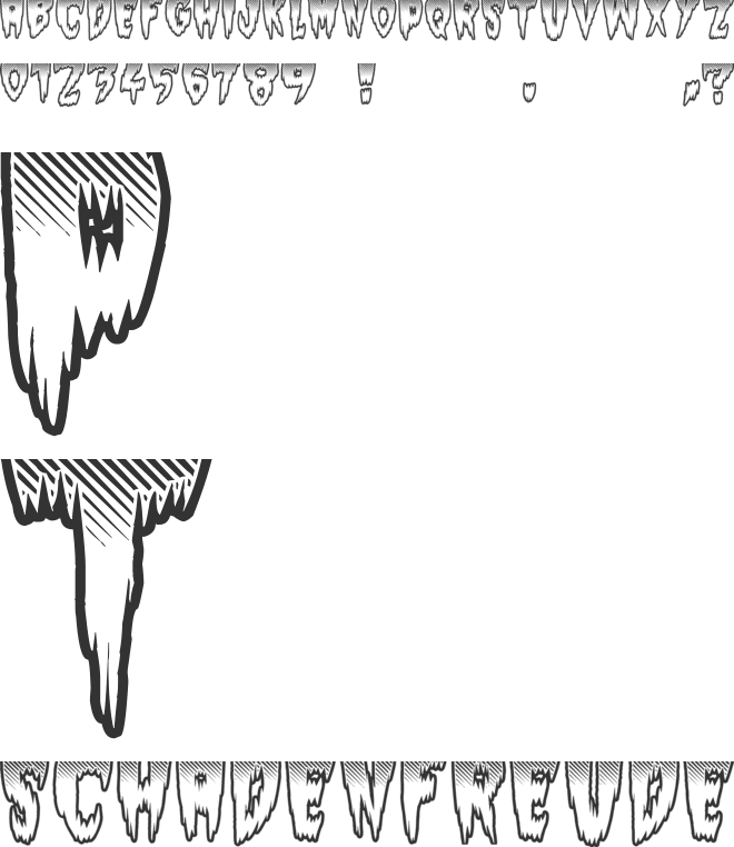 Slow Death font preview