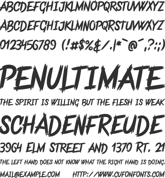 Frankentype Personal Use Only font preview